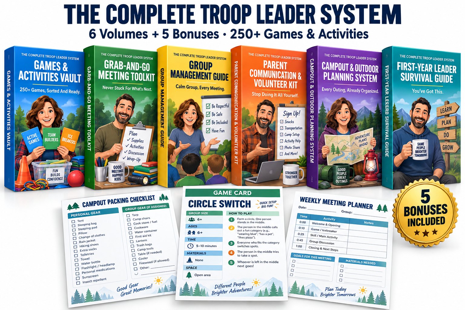 The Complete Troop Leader System — 6 volumes and 5 bonuses